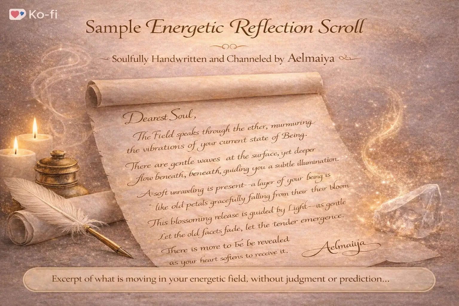 Energetic reflection scroll by Aelmaiya Ko-Fi Visual 3