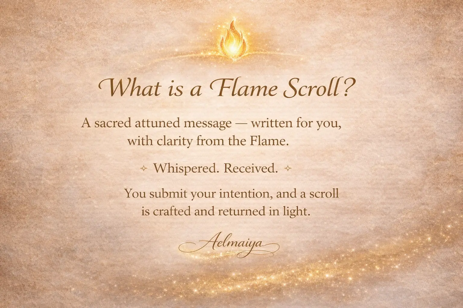 What is a flame scroll?